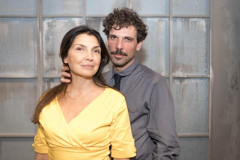 Maria Pia Calzone e Francesco Montanari in &quot;The darkest night&quot;, regia Davide Sacco