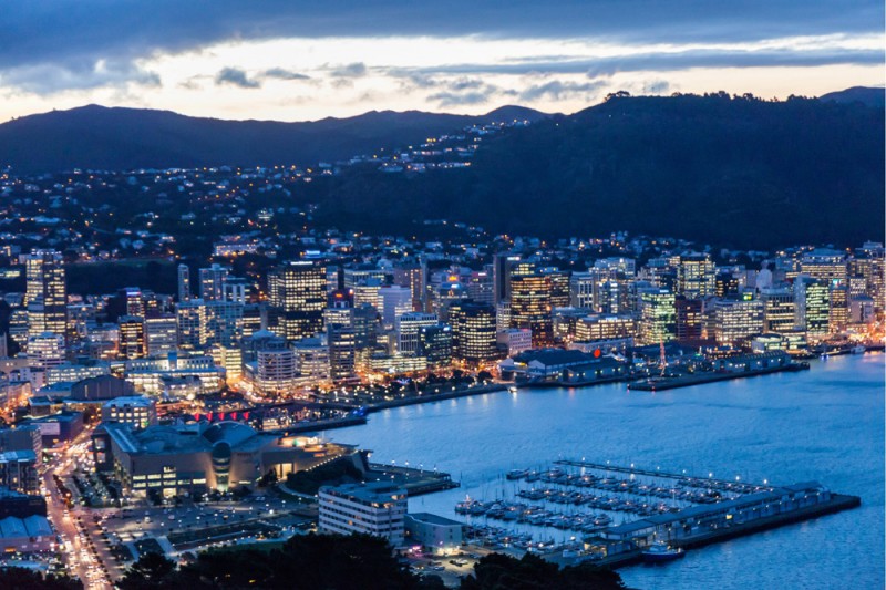 Wellington, il capitale della Nuova Zelanda