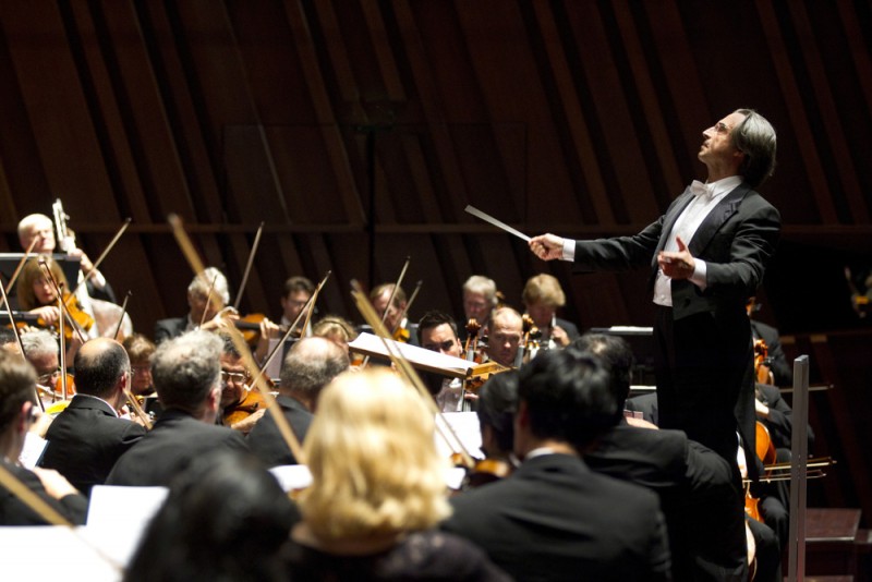 Riccardo Muti con la Chicago Symphony Orchestra. Foto Todd Rosenberg.