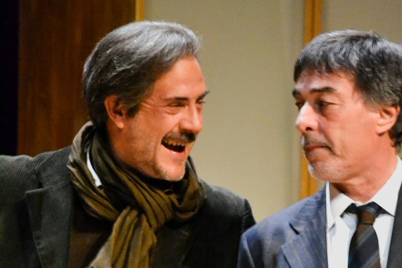 Gianmarco Tognazzo e Bruno Armando in &quot;Un nemico del popolo&quot;