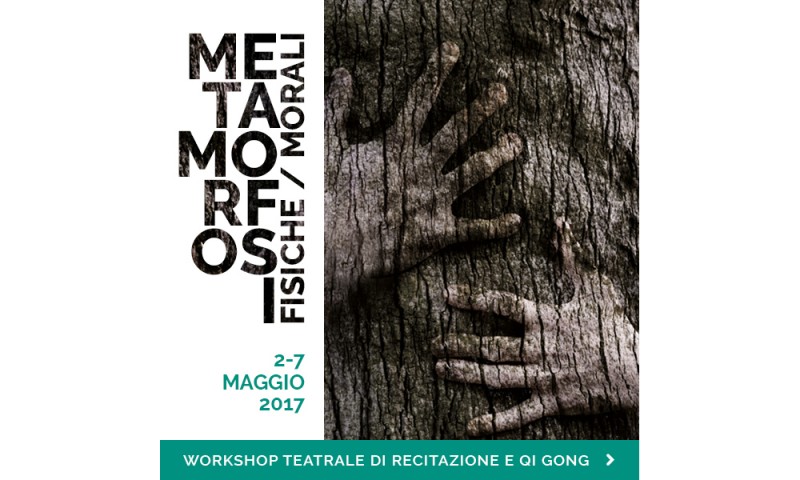 METAMORFOSI FISICHE/MORALI  - WORKSHOP TEATRALE DI RECITAZIONE E QI GONG a cura di Irene Di Lelio e Luca Mazzamurro dal 2 al 7 Maggio 2017