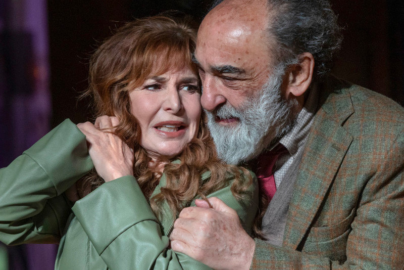 Giuliana De Sio e Alessandro Haber in &quot;La signora del martedì&quot;, regia Pierpaolo Sepe