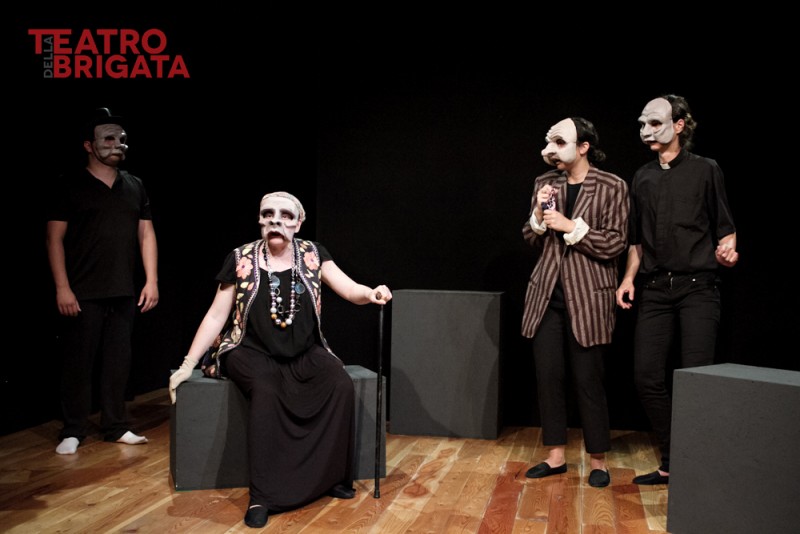 Le allieve e gli allievi del Teatro della Brigata in &quot;La visita della vecchia signora&quot;