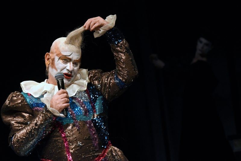 Valter Malosti in &quot;Shakespeare/Sonetti&quot;, versione italiana e adattamento teatrale Fabrizio Sinisi e Valter Malosti. Foto Umberto Favretto