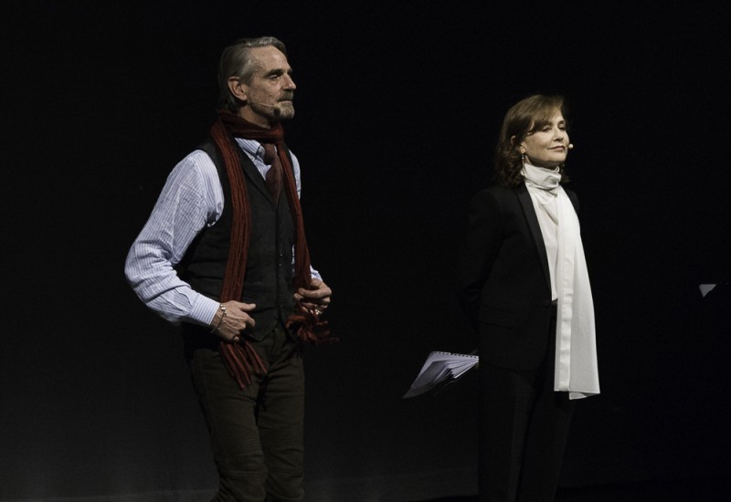 Isabelle Huppert e Jeremy Irons al XVI Premio Europa per il Teatro. Foto Franco Bonfiglio