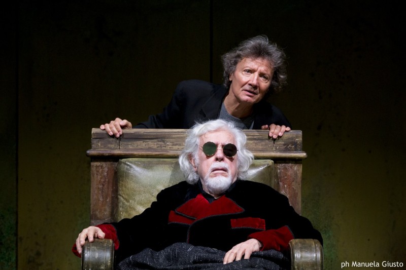 Glauco Mauri e Roberto Sturno in &quot;Finale di partita&quot; regia Andrea Baracco. Foto Manuela Giusti