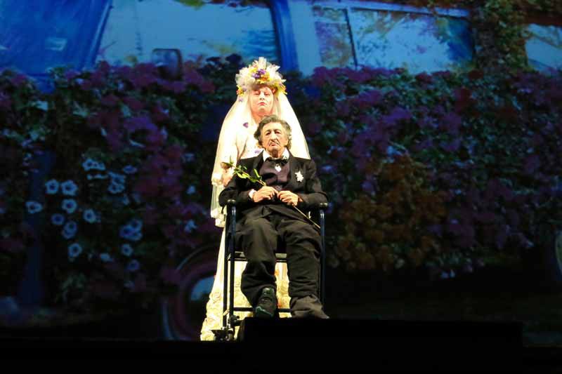 Karine De Villers e Mario Brenta in &quot;Orchidee&quot; - regia Pippo Delbono