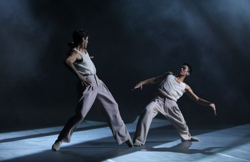 Gioacchino Starace e Frank Aduca in &quot;Memento&quot;, coreografia Simone Valastro. Foto Brescia e Amisano,Teatro alla Scala 