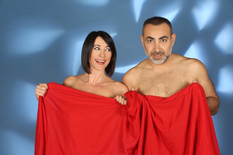 Fiona Bettanini e Diego Ruiz in &quot;Orgasmo e pregiudizio&quot;, regia Pino Ammendola e Nicola Pistoia