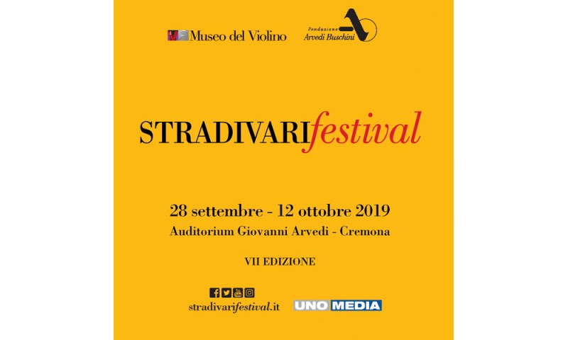 STRADIVARIfestival 2019 dal 28 settembre al 12 ottobre - I più grandi nomi del panorama musicale mondiale celebrano lo strumento simbolo di Cremona