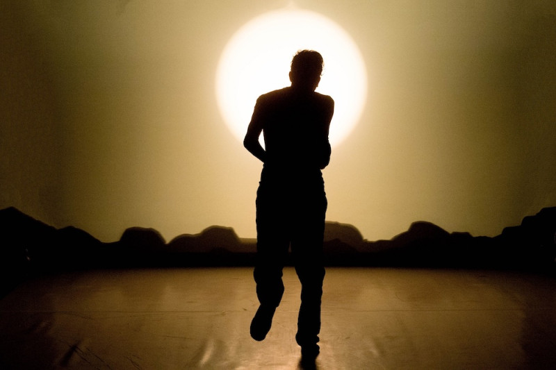 Lorenzo Gleijeses in &quot;Una giornata qualsiasi del danzatore Gregorio Samsa&quot;, regia Eugenio Barba, Lorenzo Gleijeses e Julia Varley. Foto Tommaso Le Pera