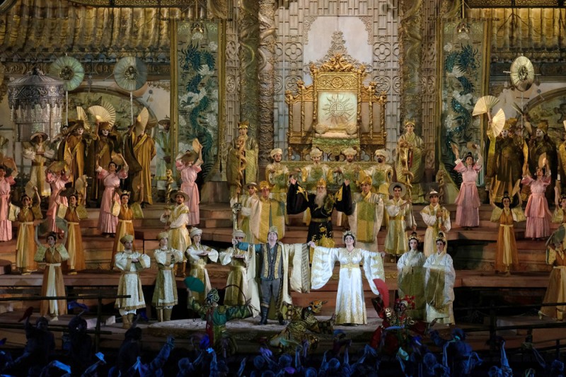 “Turandot&quot;, regia Franco Zeffirelli. Foto ENNEVI