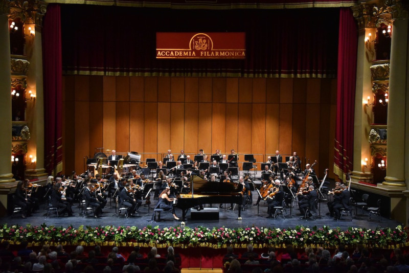 Wiener Symphoniker. Petr Popelka direttore. Anna Vinnitskaya pianoforte. Foto Cassin Brenzoni